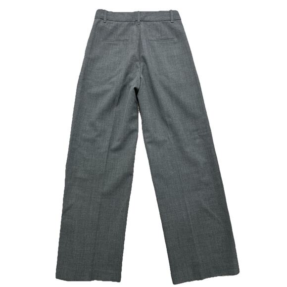 Artizia Wilfred Wool The Effortless Pant Wide Leg Pants Women's 6 Charcoal - Picture 7 of 8